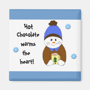 Aimant Chocolat Chaud Dit