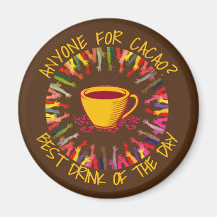 Aimant Chocolat PERSONNE POUR CACAO Personnalisable