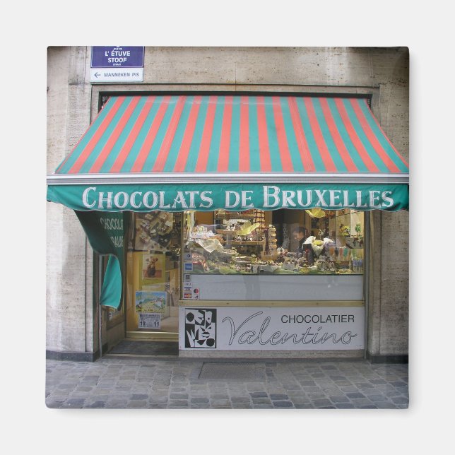 Aimant Chocolatier, Bruxelles, Belgique (Devant)