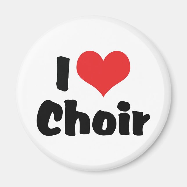 Aimant Chœur I Love Heart (Devant)
