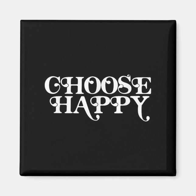 Aimant Choisir un message positif positif positif Motivat (Devant)