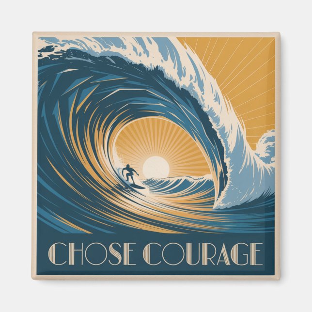 Aimant Choisissez Courage (Devant)