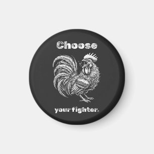 Aimant Choisissez votre combattant – Coq démoniaque.