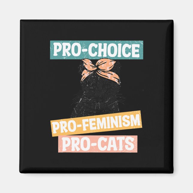 Aimant Choix Feminist Chat Maman Droits de reproduction P (Devant)