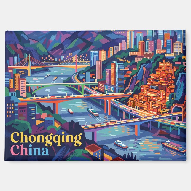 Aimant Chongqing Chine (Recto)