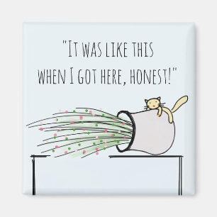 Aimant Choses de frappement de chat mignon drôle plus de