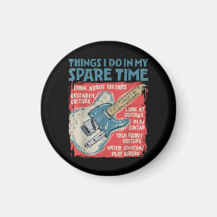 Aimant Choses de guitare que je fais pendant mon temps li