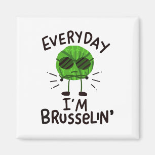 Aimant Chou de Bruxelles vegan