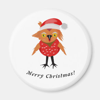 Aimant Chouette de Noël