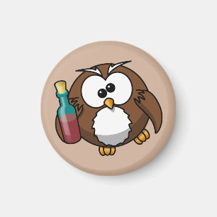Aimant Chouette Drunk