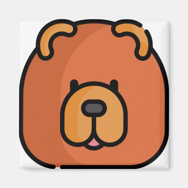 Aimant Chow Chow (Devant)