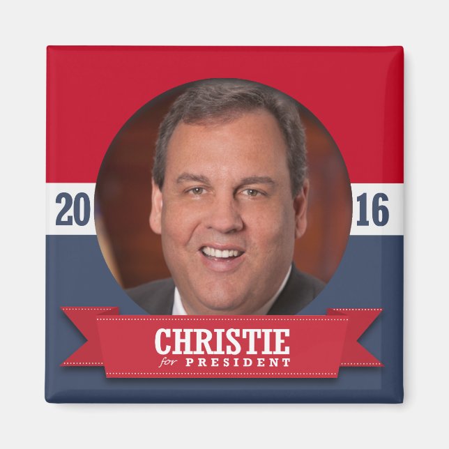 AIMANT CHRIS CHRISTIE 2016 (Devant)