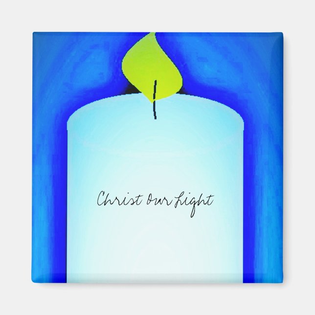 AIMANT CHRISSEZ NOTRE LUMIÈRE (Devant)