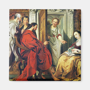 Aimant Christ à la Maison de Marthe et Marie de Béthanie
