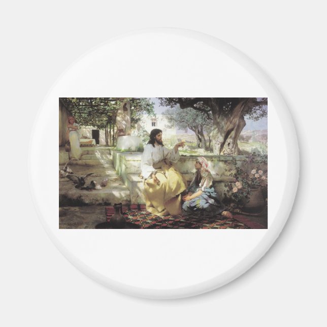 Aimant Christ avec Martha et Maria vers 1886 (Devant)