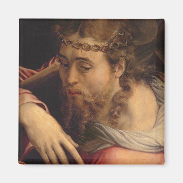 Aimant Christ Carrying the Cross, 1540-45 (oil on panel) (Devant)