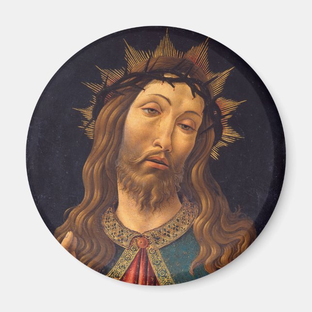 Aimant Christ couronné d'épines par Sandro Botticelli (Devant)