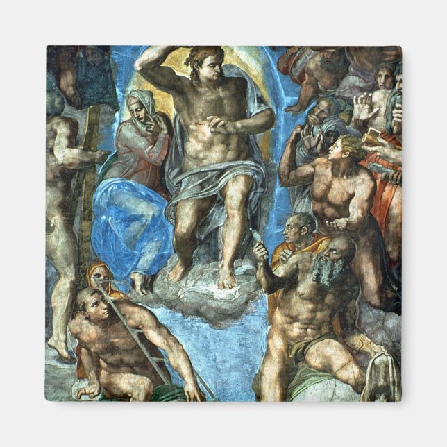 Aimant Christ, détails du "jugement Dernier" (Devant)