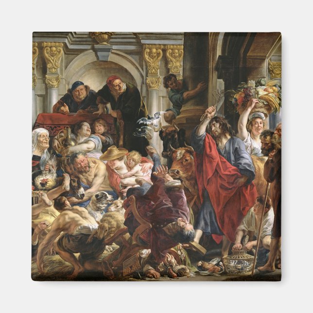 Aimant Christ Driving the Merchants from the Temple (Devant)