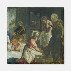 Aimant Christ Laver les pieds des disciples, c.1547