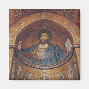 Aimant Christ Pantocrator et la Vierge