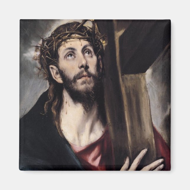 Aimant Christ Portant L'Aimant Croisé (Devant)