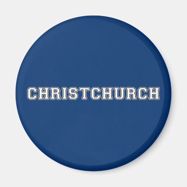 Aimant Christchurch Nouvelle-Zélande (Devant)