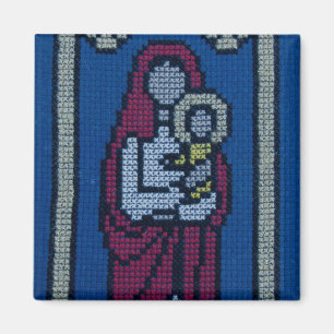 Aimant Christian embroidery
