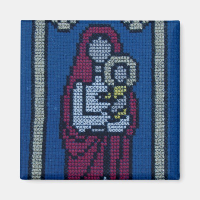 Aimant Christian embroidery (Devant)