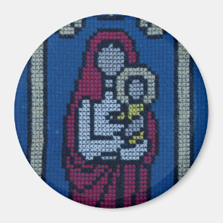 Aimant Christian embroidery