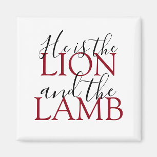 Aimant Christian Faith He Is The Lion And The Lamb