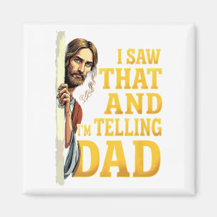 Aimant Christian Jésus J'ai vu que je dis à papa 1