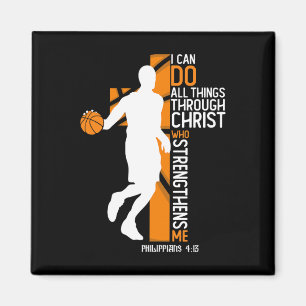 Aimant Christian Sketll Cross Je Peux Faire Toutes Les Ch