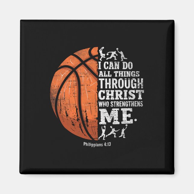 Aimant Christian Sketll I Can Do All Things Religious Fai (Devant)