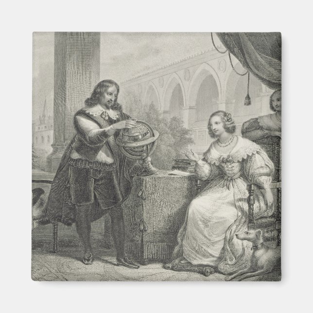 Aimant Christina (1626-89) Reine de Suède, d'une série (Devant)