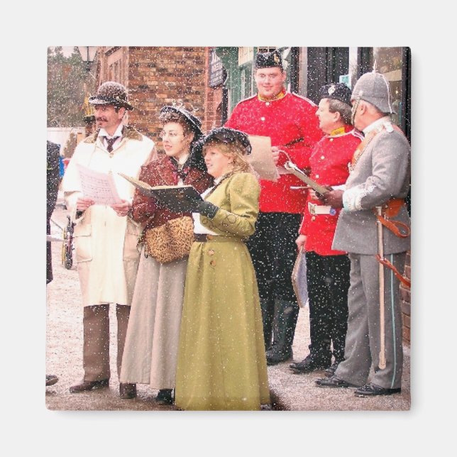AIMANT CHRISTMAS CAROL CHANTEURS VICTORIENS (Devant)