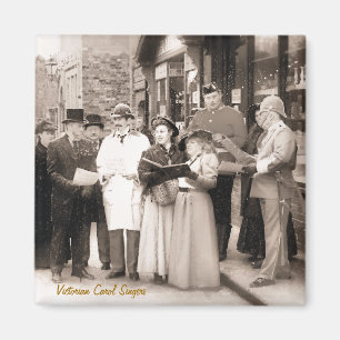 AIMANT CHRISTMAS CAROL CHANTEURS VICTORIENS