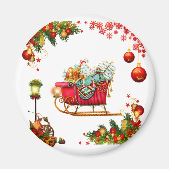 Aimant Christmas Elements (Devant)