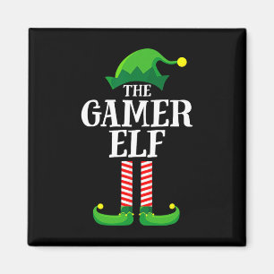 Aimant Christmas Gamer Elf Matching Family Group Christma