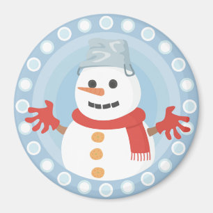 AIMANT CHRISTMAS HIVER SNOWMAN