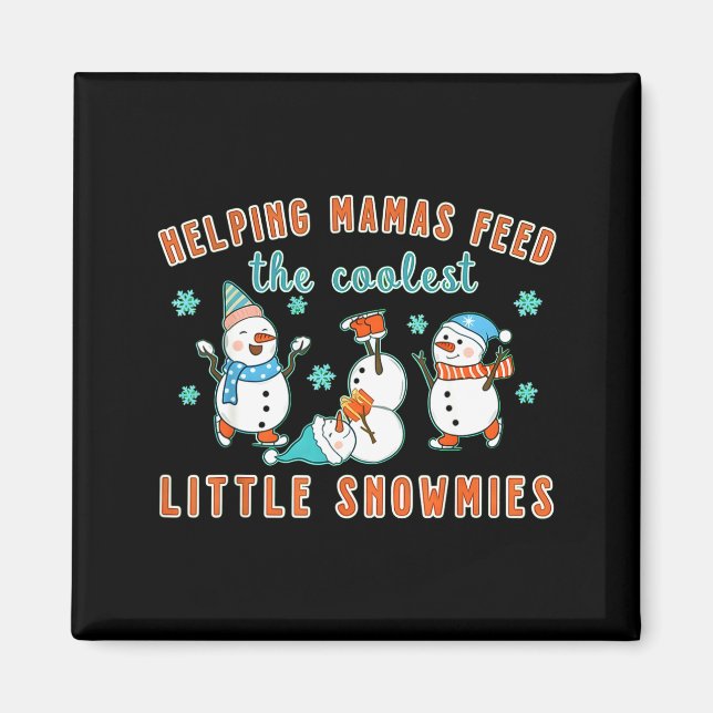 Aimant Christmas Lactation Consultant Lactation Nurse Lac (Devant)