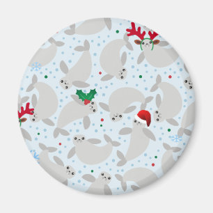 Aimant christmas manatee