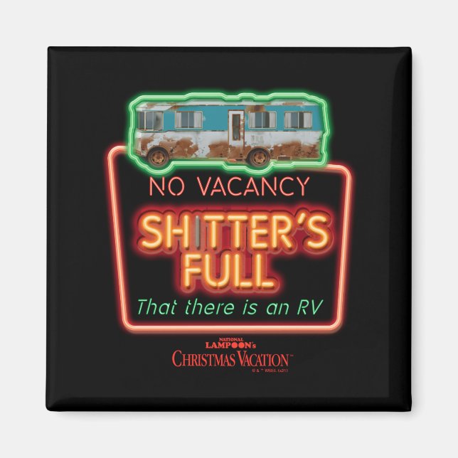 Aimant Christmas Vacation Ters Full Neon Sign  (Devant)
