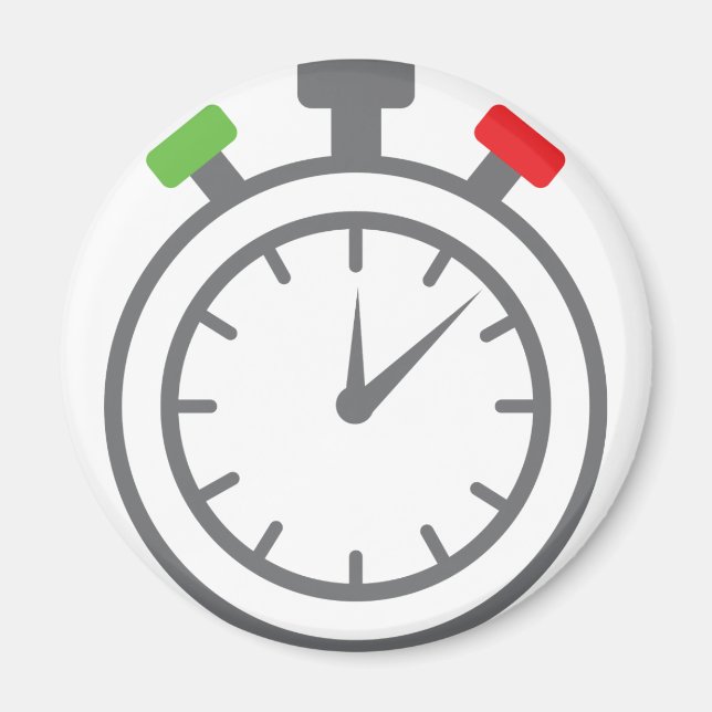 Aimant chronomètre - minuteur d'alarme (Devant)