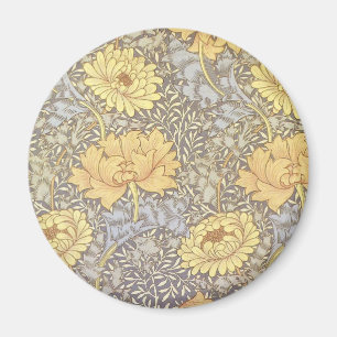Aimant Chrysanthème jolie fleur de William Morris