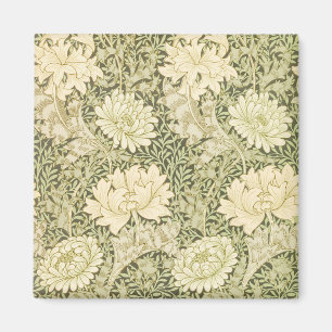 Aimant Chrysanthème par William Morris, Art Vintage