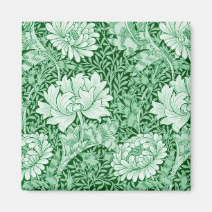 Aimant Chrysanthemum Green, William Morris