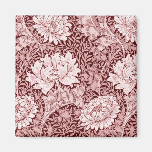 Aimant Chrysanthemum Maroon, William Morris
