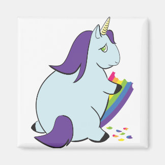 Aimant Chubby Unicorn Manger Rainbow