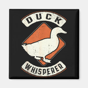 Aimant Chuchoteur de Canard Vintage Clic Rétro Amour pour